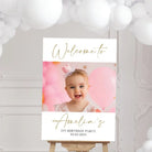 Personalised event sign – luxury birthday party with premium foamboard matte finish