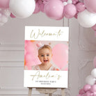 Personalised event sign – luxury birthday party with premium foamboard matte finish
