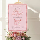 Personalised event sign – luxury bride welcome | hen party foamboard décor