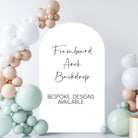 Personalised event sign – luxury custom foamboard party backdrop with matte finish