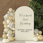 Personalised event sign – luxury custom foamboard party backdrop with matte finish