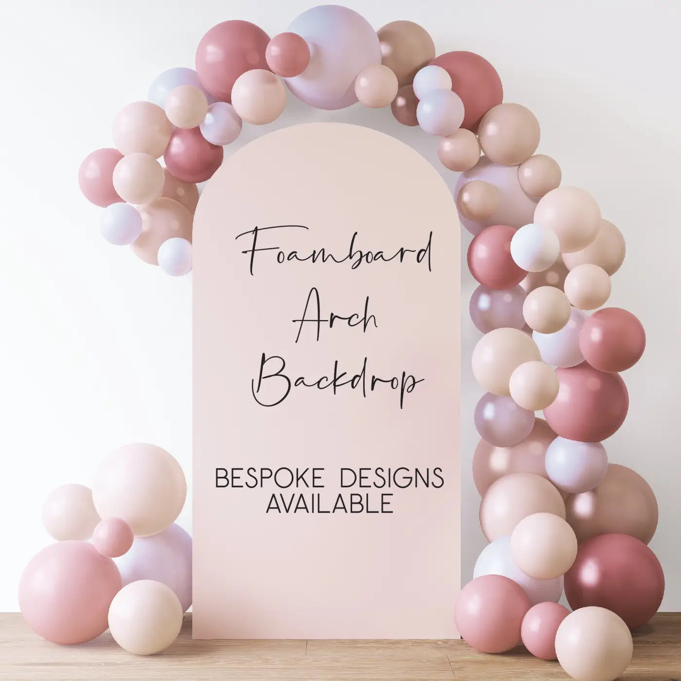 Personalised event sign – luxury custom foamboard party backdrop with matte finish
