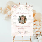 Personalised event sign – luxury custom welcome with matte finish