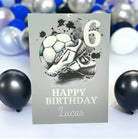 Personalised event sign - luxury football birthday party signage | custom name decor