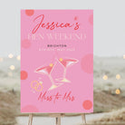 Personalised event sign – luxury party decor | hen weekend welcome cocktail