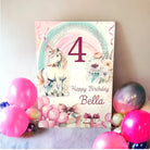 Personalised event sign – luxury unicorn party decor | birthday