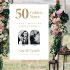 Personalised event sign | luxury wedding anniversary on premium foamboard