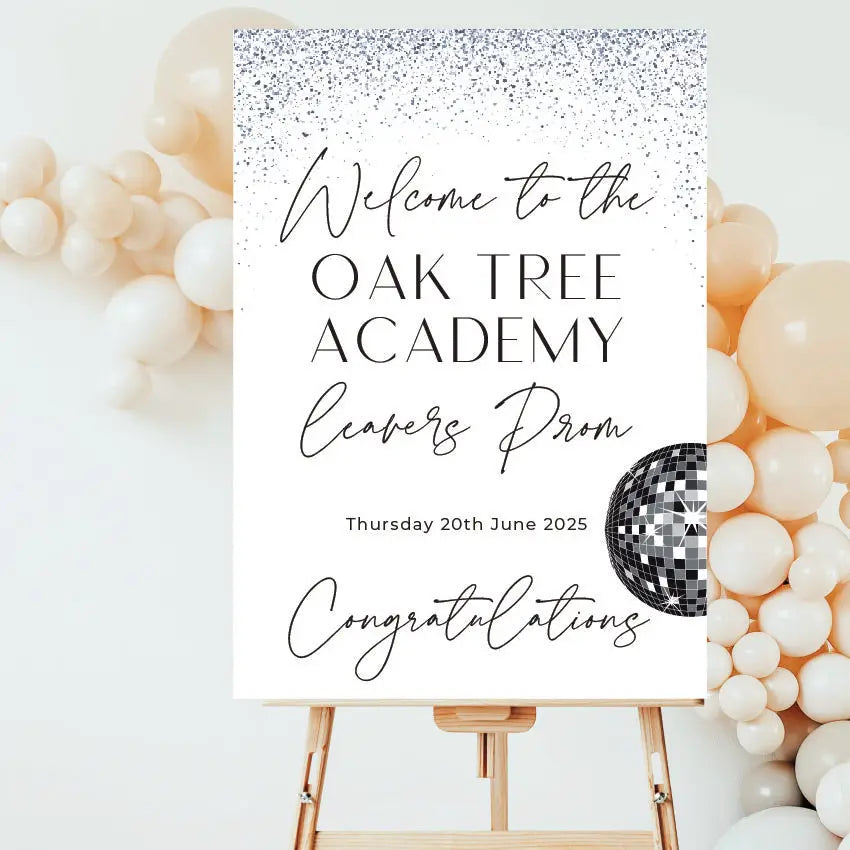 Personalised event sign | luxury welcome - premium party signage board