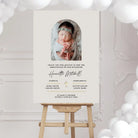 Personalised event sign – premium foamboard welcome with matte finish