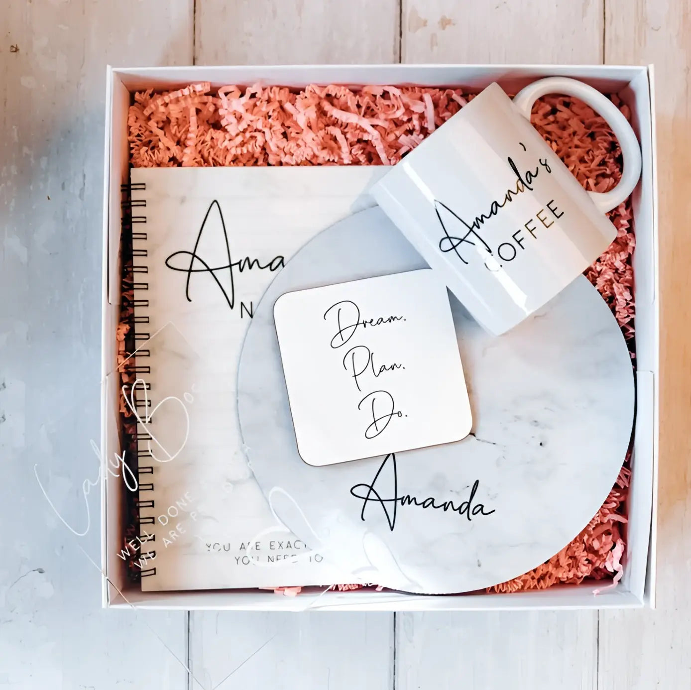 Personalised gift box – luxury boss babe for new job & promotion presents