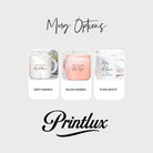 Personalised his & hers engagement mugs - marble ceramic set 14oz dishwasher safe