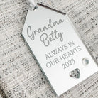 Personalised keepsake - luxury engraved acrylic plaque | custom gift made in uk