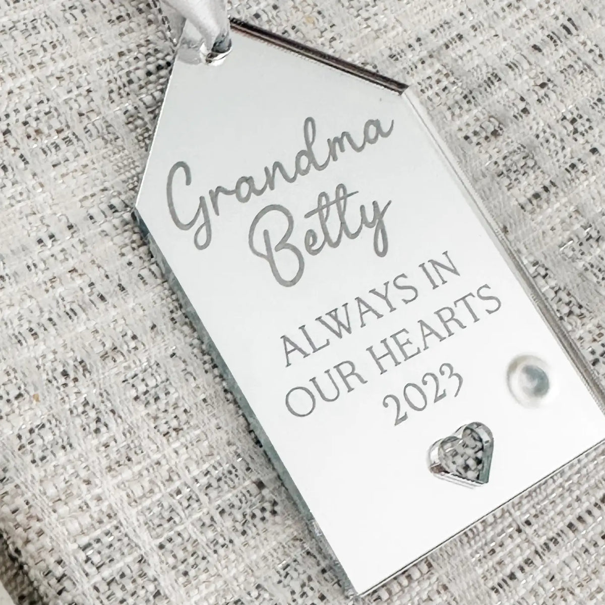 Personalised keepsake - luxury engraved acrylic plaque | custom gift made in uk