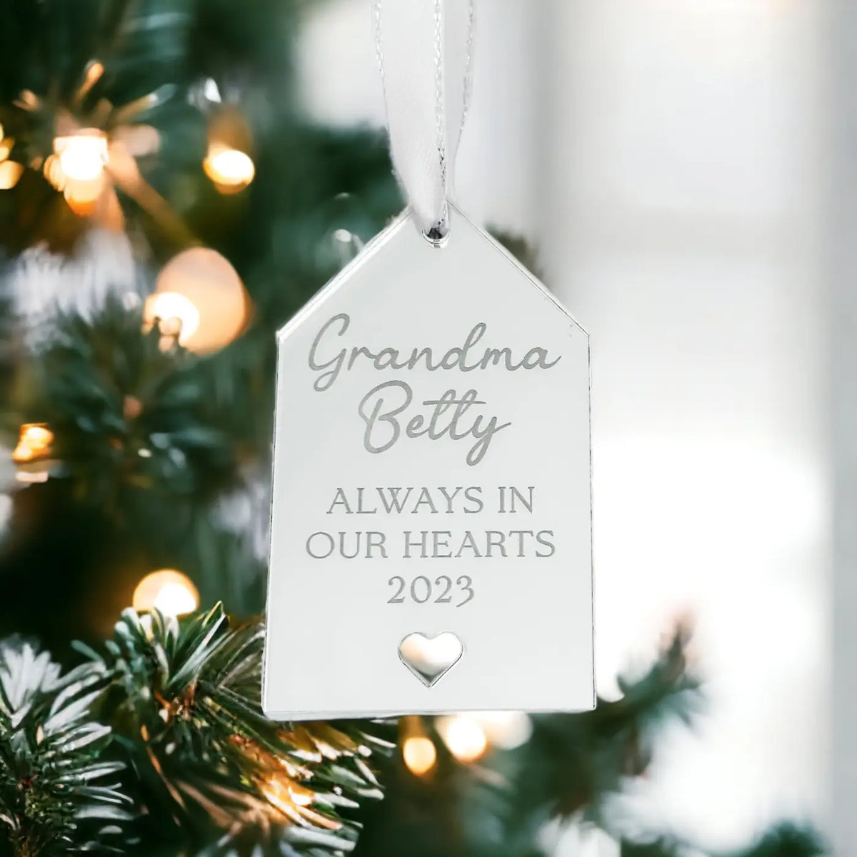 Personalised keepsake - luxury engraved acrylic plaque | custom gift made in uk