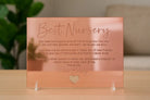 Personalised mirror card – luxury custom acrylic & wooden greeting cards