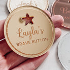 Personalised mirror tag – custom acrylic | luxury keepsake gift engraved