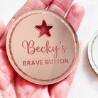 Personalised mirror tag – custom acrylic | luxury keepsake gift engraved