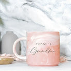 Personalised nanny mug: marble effect - dishwasher safe 14oz