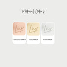 Personalised party drinks charms – luxury heart shaped gold mirror drink markers