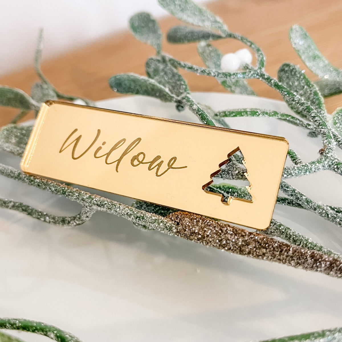 Personalised Party Name designed for Christmas celebrations