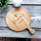 Personalised pizza board – luxury wooden cutting & serving for men