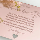 Personalised thank you card – luxury precision cut cards | custom acrylic gifts