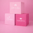 pink display box
