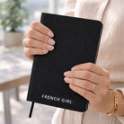 Pu leather notebook – hardcover journal with elastic strap closure | a5 & a6 sizes - branded merchandise