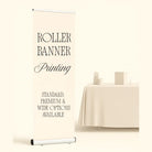 Roller banner – portable stand | premium display banners made in uk