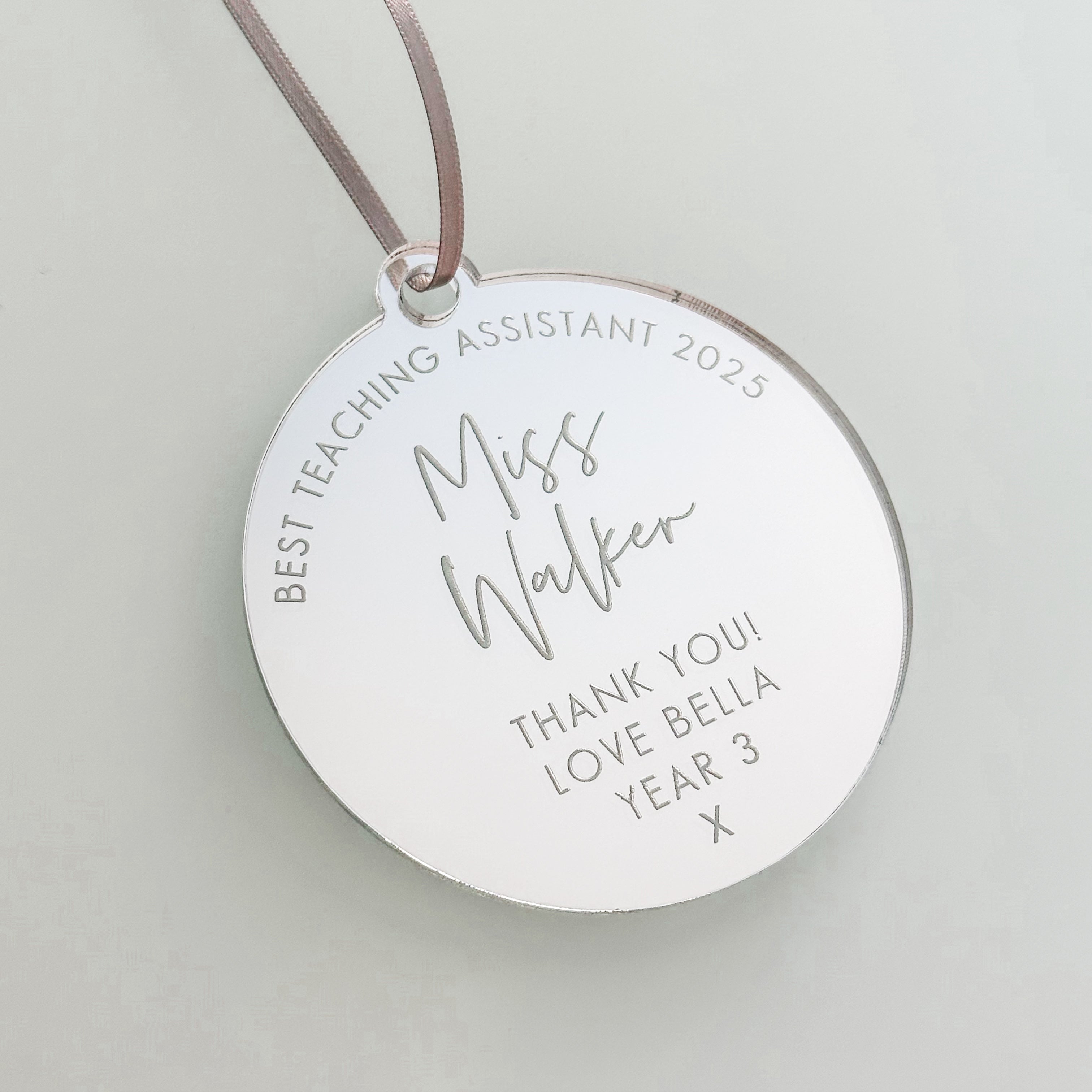 Best Teaching Assistant Personalised Engraved Present