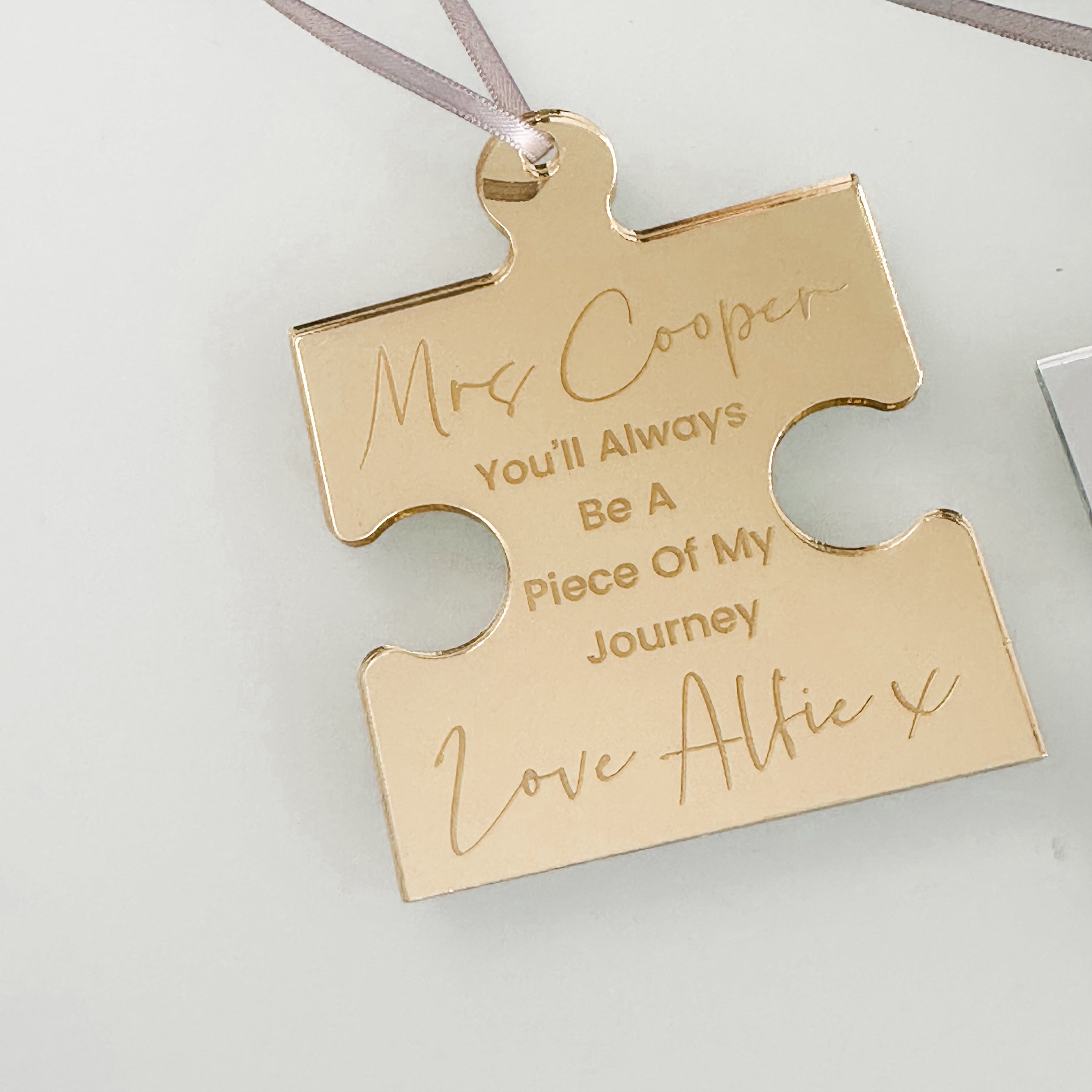 Teacher Thank You Engraved Keepsake Gift