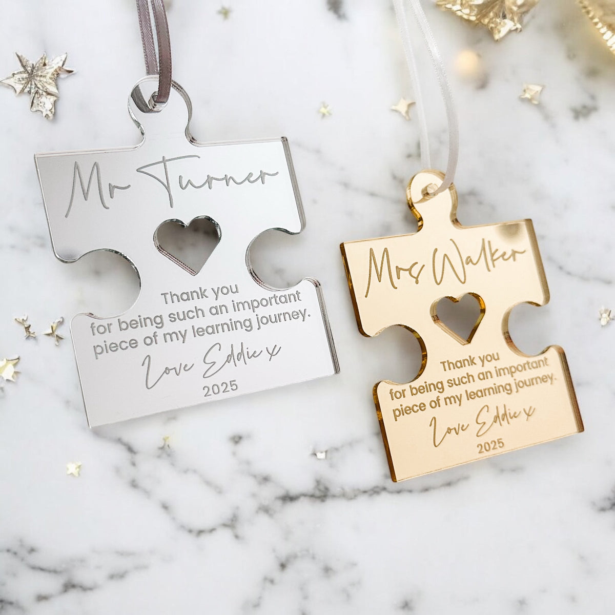 Teacher Thank You Personalised Keepsake Gift