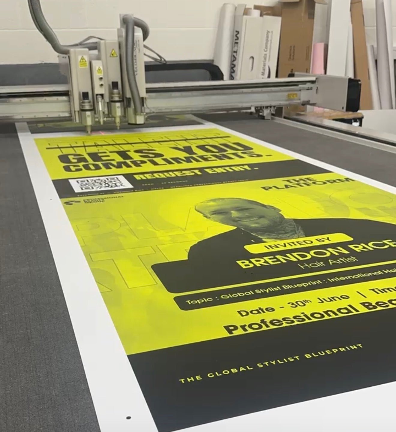 Shell Scheme Exhibition Graphics featuring bespoke design details for exhibition and event displays