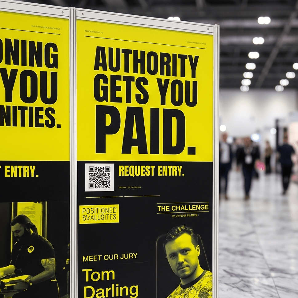Shell Scheme Exhibition Graphics for trade show displays