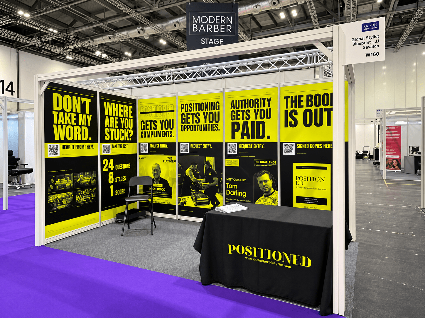 Shell Scheme Exhibition Graphics with custom artwork
