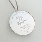 Teaching assistant tag – luxury personalised hanging gift | custom acrylic & wood